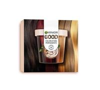 Garnier - Coloration Permanente - Sans Ammoniaque - 90% d'Ingrédients d'Origine Naturelle - Beurre de Karité - 100% Couverture Cheveux Blancs - Starter Kit - Marron Glacé (4.15)