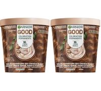 Garnier - Coloration Permanente - Sans Ammoniaque - 90% d'Ingrédients d'Origine Naturelle - Beurre de Karité - 100% Couverture Cheveux Blancs - GOOD 6.35 BLOND NOISETTE (Lot de 2)