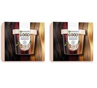 Garnier - Coloration Permanente - Sans Ammoniaque - 90% d'Ingrédients d'Origine Naturelle - Beurre de Karité - 100% Couverture Cheveux Blancs - Starter Kit - Châtain Cacao (4.0) (Lot de 2)