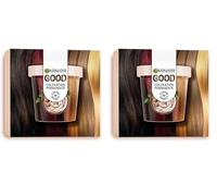 Garnier - Coloration Permanente - Sans Ammoniaque - 90% d'Ingrédients d'Origine Naturelle - Beurre de Karité - 100% Couverture Cheveux Blancs - Starter Kit - Blond Foncé Café Crème (7.12) (Lot de 2)
