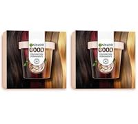 Garnier - Coloration Permanente - Sans Ammoniaque - 90% d'Ingrédients d'Origine Naturelle - Beurre de Karité - 100% Couverture Cheveux Blancs - Kit Recharge - Brun Truffé (2.0) - Good (Lot de 2)