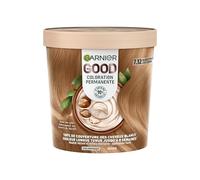 Garnier - Coloration Permanente - Sans Ammoniaque - 90% d'Ingrédients d'Origine Naturelle - Beurre de Karité - 100% Couverture Cheveux Blancs - GOOD Blond Foncé Café Crème 7.12