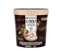 Garnier - Coloration Permanente - Sans Ammoniaque - 90% d'Ingrédients d'Origine Naturelle et Formule Vegan - Beurre de Karité - 100% Couverture Cheveux Blancs - Châtain Foncé Myrtille (3.12) - Good