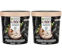 Garnier - Coloration Permanente - Sans Ammoniaque - 90% d'Ingrédients d'Origine Naturelle et Formule Vegan - Beurre de Karité - 100% Couverture Cheveux Blancs - Brun Truffé (2.0) - Good (Lot de 2)