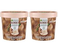 Garnier - Coloration Permanente - Sans Ammoniaque - 90% d'Ingrédients d'Origine Naturelle et Formule Vegan - Beurre de Karité - 100% Couverture Cheveux Blancs - Blond Foncé Amande (7.0) - Good