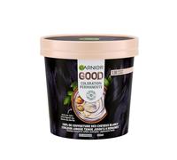 Garnier - Coloration Permanente - Sans Ammoniaque - 90% d'Ingrédients d'Origine Naturelle et Formule Vegan - Beurre de Karité - 100% Couverture Cheveux Blancs - Noir Intense Mûre (1.10) - Good