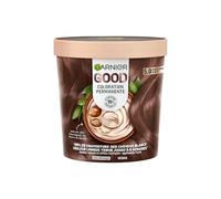 Garnier - Coloration Permanente - Sans Ammoniaque - 90% d'Ingrédients d'Origine Naturelle et Formule Vegan - Beurre de Karité - 100% Couverture Cheveux Blancs - Châtain Clair Café (5.0) - Good