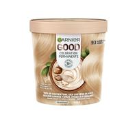 Garnier - Coloration Permanente - Sans Ammoniaque - 90% d'Ingrédients d'Origine Naturelle et Formule Vegan - Beurre de Karité - 100% Couverture Cheveux Blancs - Blond Clair Vanille (9.1) - Good