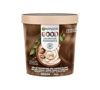Garnier - Coloration Permanente - Sans Ammoniaque - 90% d'Ingrédients d'Origine Naturelle - Formule Vegan - Beurre de Karité - 100% Couverture Cheveux Blancs - Châtain Très Clair Mocaccino (6.0)- Good