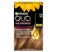 Garnier Coloration Permanente - Sans Ammoniaque - Aux Huiles Naturelles de Fleurs - Blond Foncé (7.0) - Olia