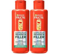 Garnier Cure réparatrice Filler intensive contre les dommages capillaires, pour cheveux transformés et résistants, avec huile de marula et pro-kératine, extincteur Fructis Deep Repair, 200 ml