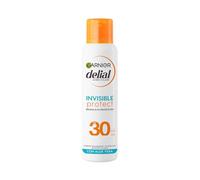 Garnier Delial Invisible Protect Brume solaire corporelle à l'aloe vera Haute protection FPS 30 Finition transparente Non collante Très résistante à l'eau 150 ml