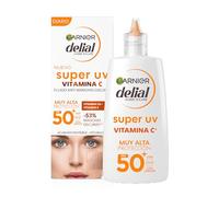 Garnier Delial Super UV Vitamine C FPS50+ Crème fluide quotidienne 40 ml | Texture ultra légère, finition invisible, finition non grasse, glycérine, non commédogène, Delial Super UV