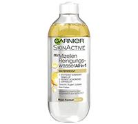 Garnier Eau micellaire nettoyante tout-en-un waterproof, nettoyage du visage pour peaux sensibles, sans graisse, testée dermatologiquement, Skin Active 400 ml