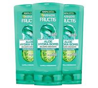 Garnier Fructis Aloe Hydra Bomb Après-shampoing hydratant pour cheveux déshydratés avec aloe vera et acide hyaluronique 72H Hydration - 3 x 200 ml