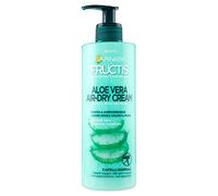 Garnier Fructis Aloe Vera Air-Dry Cream 200ml Conditionneur pour Cheveux Normaux et Frisés/Frisottis Contrôle des Frisottis