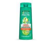 Garnier Fructis Grow Strong Shampooing pour cheveux avec tendance à casser, renforce et réduit la perte de cheveux, 400 ml