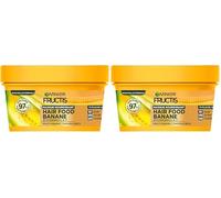 Garnier - Fructis Hair Food - Masque Nourrissant à la Banane - Formule Vegan à 97% d'Origine Naturelle - Pour Cheveux Secs - 320 ml (Lot de 2)