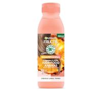 Garnier - Fructis Hair Food - Shampooing Nourrissant Longueurs & Glow à l'Ananas - Formule Vegan à 97% d'Origine Naturelle - Pour Cheveux Longs & Ternes - 350 ml