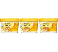 Garnier Fructis Hairfood Banana Lot de 3 masques hydratants 3 en 1 pour cheveux secs, nourrit et adoucit les cheveux (3 x 390 ml)