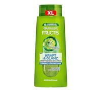 Garnier Fructis Kraft & Glanz Shampooing XXL raffermissant contre les cheveux ternes et sans brillance pour plus de brillance et de douceur, à l'extrait de pamplemousse, format maxi, 700 ml