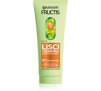 Garnier Fructis Lisci Cheratina shampoing nourrissant pour des cheveux brillants et doux 200 ml