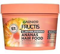 Garnier Fructis Masque capillaire à l'ananas, pour cheveux longs et ternes, pour plus de douceur et contre moins de pointes fourchues, complexe extra lipidique, extrait d'ananas bio, sans silicone