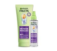 Garnier Fructis Méthode Boucles Duo Shampooing et Spray Hydratant à l'Acide Hyaluronique et beurre de Karité