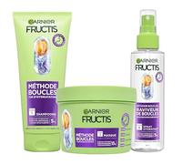 Garnier Routine boucles 3 produits – Hyaluronique & beurre de karité – Tous types de boucles