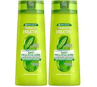 Garnier Fructis Shampooing Antipelliculaire thé vert 300 ml (Lot de 2)