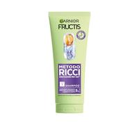 Garnier Fructis Shampooing hydratant pour cheveux bouclés définis, hydratés et doux, enrichi en acide hyaluronique et beurre de karité, méthode bouclés, 200 ml