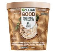Garnier GOOD Coloration Permanente Blond Doré Caramel 7.33 Sans Ammoniaque | 90% ingrédients origine naturelle, Beurre de karité, Formule vegan, Application main texture crémeuse