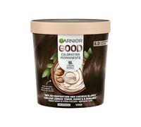 Garnier – Coloration permanente Sans ammoniaque, Beurre de karité – Châtain Cacao (4.0)