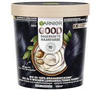 Garnier GOOD Coloration permanente pour cheveux 1.10 Noir minuit - Coloration sans ammoniaque, jusqu'à 100% de couverture des cheveux blancs, 1 pièce