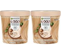 Garnier GOOD Coloration permanente pour cheveux 8.0 Blond miel - Coloration sans ammoniaque, jusqu'à 100% de couverture des cheveux blancs, 1 pièce (Lot de 2)