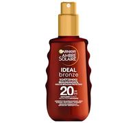 Garnier Huile Solaire SPF20 Hydratante Protection Solaire et Accélérateur de Bronzage, Ambre Solaire Ideal Bronze 1 x 150 ml