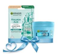 GARNIER - Hyaluron - Crème Sorbet Hydratante Repulpante Fresh et Plump - Crème Visage à l'Acide Hyaluronique + Niacinamide - Peau 83% Plus Rebondie et 100% Plus Lisse - Tous Types de Peaux - 85 ml