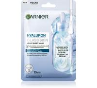 Garnier Hyaluron Glass Skin masque hydratant en tissu à l'acide hyaluronique 27 g