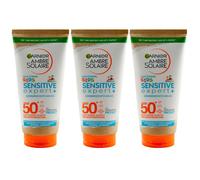 Garnier Protection Solaire Lait Enfants Sensible 6x 150ml SPF 50+ pour Étanche