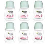 Garnier Lot de 6 flacons de 50 ml de gel anti-transpirant pour contrôle de l'action 72h