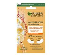 Garnier Masque Tissu Yeux Hydratant et Éclaircissant Jus d’Orange et Acide Hyaluronique 6 g