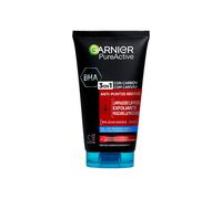 Garnier SkinActive – Nettoyant 3 en 1 PureActive Charbon anti-points noirs – Gel Myrtille 150 ml