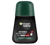 Garnier Men – Roll-on anti-transpirant Invisible 72h – Lot de 6 Noir/blanc et couleurs 50 ml
