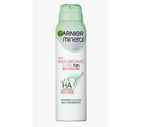 Garnier Déodorant en spray Mineral Hyaluronic Care anti-transpirant 72h sans alcool 150 ml x6