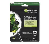 Masque Tissu Visage Hydratant Charbon et Algues Garnier