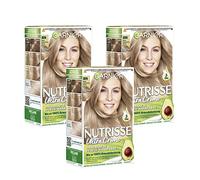 Garnier Nutrisse Coloration de soin durable aux huiles de fruits nourrissantes, tenue 8 semaines, teinte ultra crème, blond naturel 8N nude