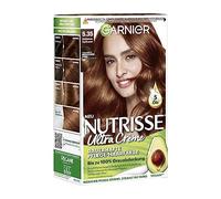 Garnier Nutrisse Coloration de soin longue durée aux huiles de fruits nourrissantes, tenue 8 semaines, teinte ultra crème, marron cerf doré 5,35