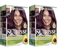 Garnier Nutrisse Creme Coloración Permanente Con Mascarilla Nutritiva De Cuatro Aceites - Violín 4.26 (Lot de 2)