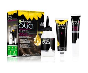 Garnier Olia Big Kit coloration cheveux permanente teinte 4.0 Dark Brown 1 pcs