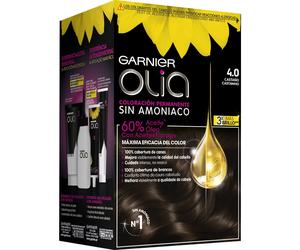 Garnier Olia Colorant permanent N°4.0 Châtaigne 4 pièces